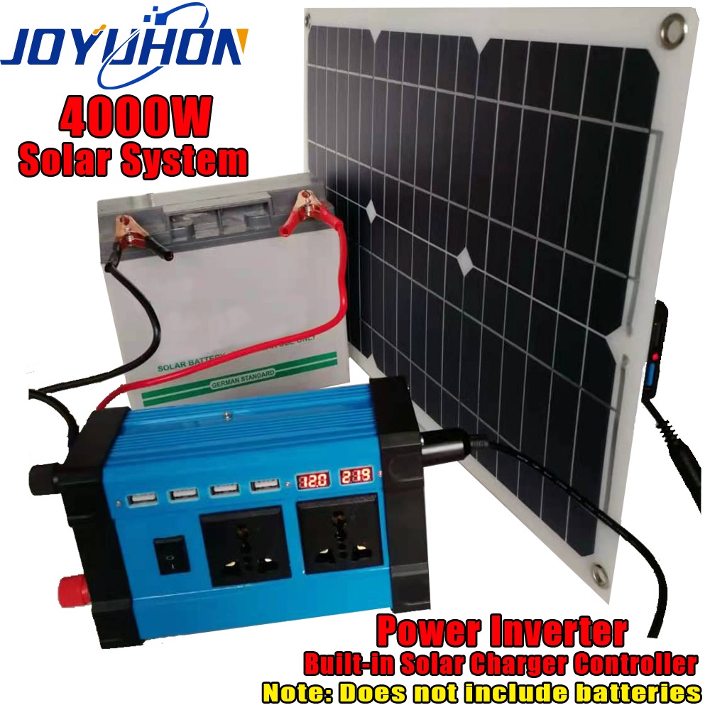 [READY STOCK] Solar Panel Power Inverter Kit 4000W Inverter With Built