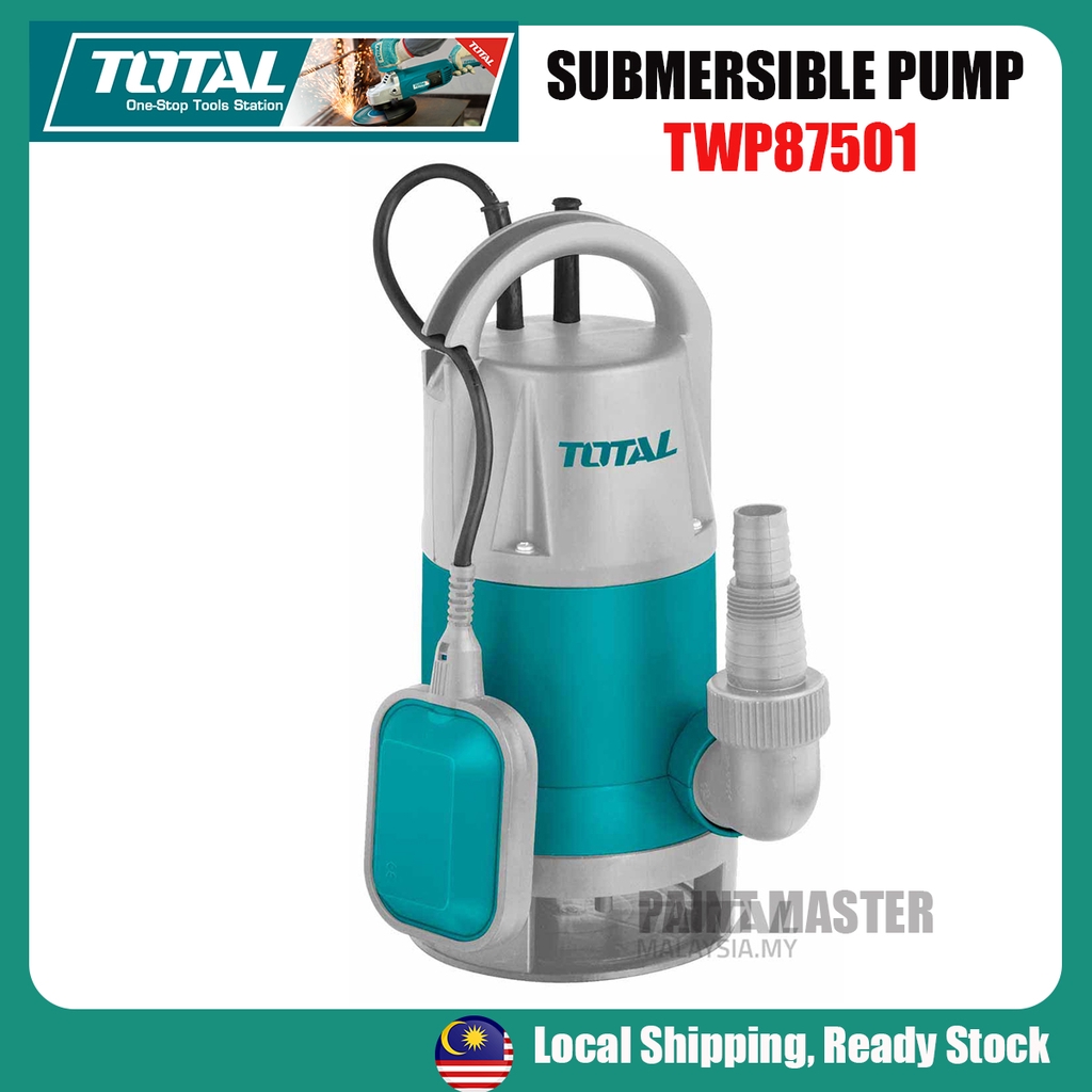 TOTAL 750W 1HP SUBMERSIBLE SEWAGE WATER PUMP (TTWP87501) Shopee Malaysia