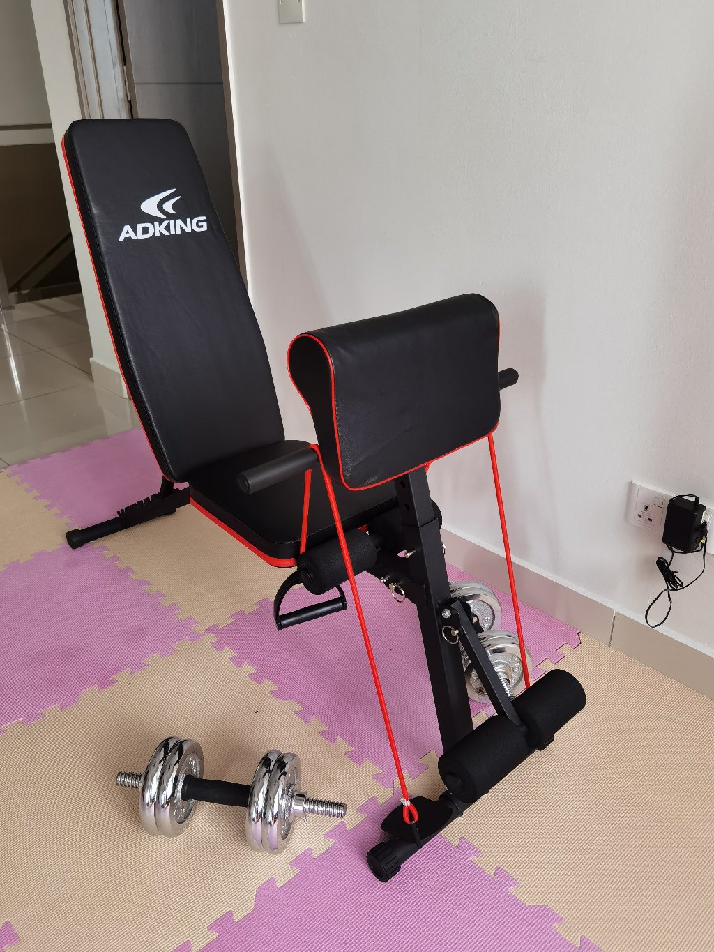 ADKing All in 1 Adjustable Gym Weight Workout Bench Foldable Sit up