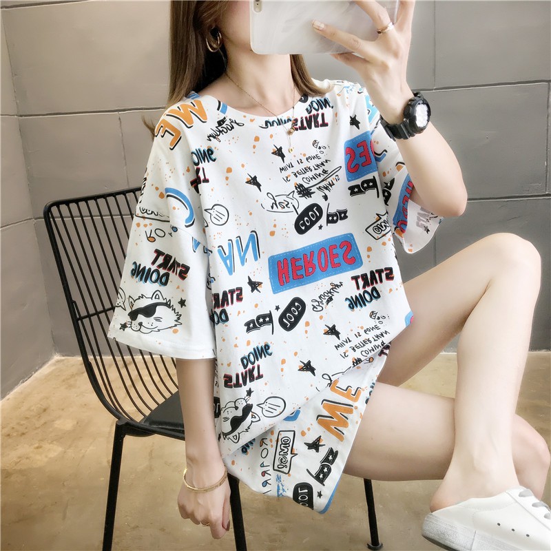 *ONE*{READY STOCK} NEW TSHIRT Korean Style Large Size Design Fashion