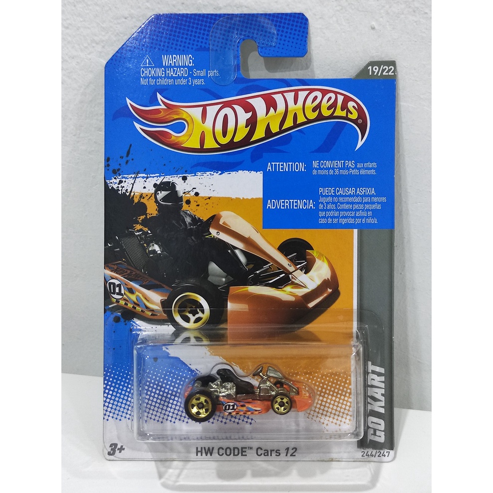 Hot Wheels Go Kart Orange Shopee Malaysia