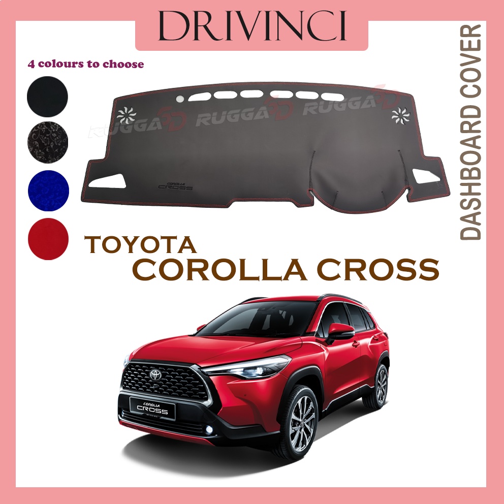 Toyota Corolla Cross 2022 Dashboard Cover Velvet Leather Protector Anti