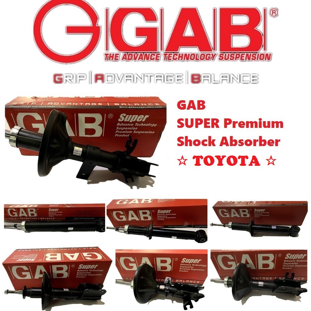 GAB SUPER Premium Shock Absorber TOYOTA INNOVA TGN40 / AVANZA F601 F602 F651 F652 / HAICE