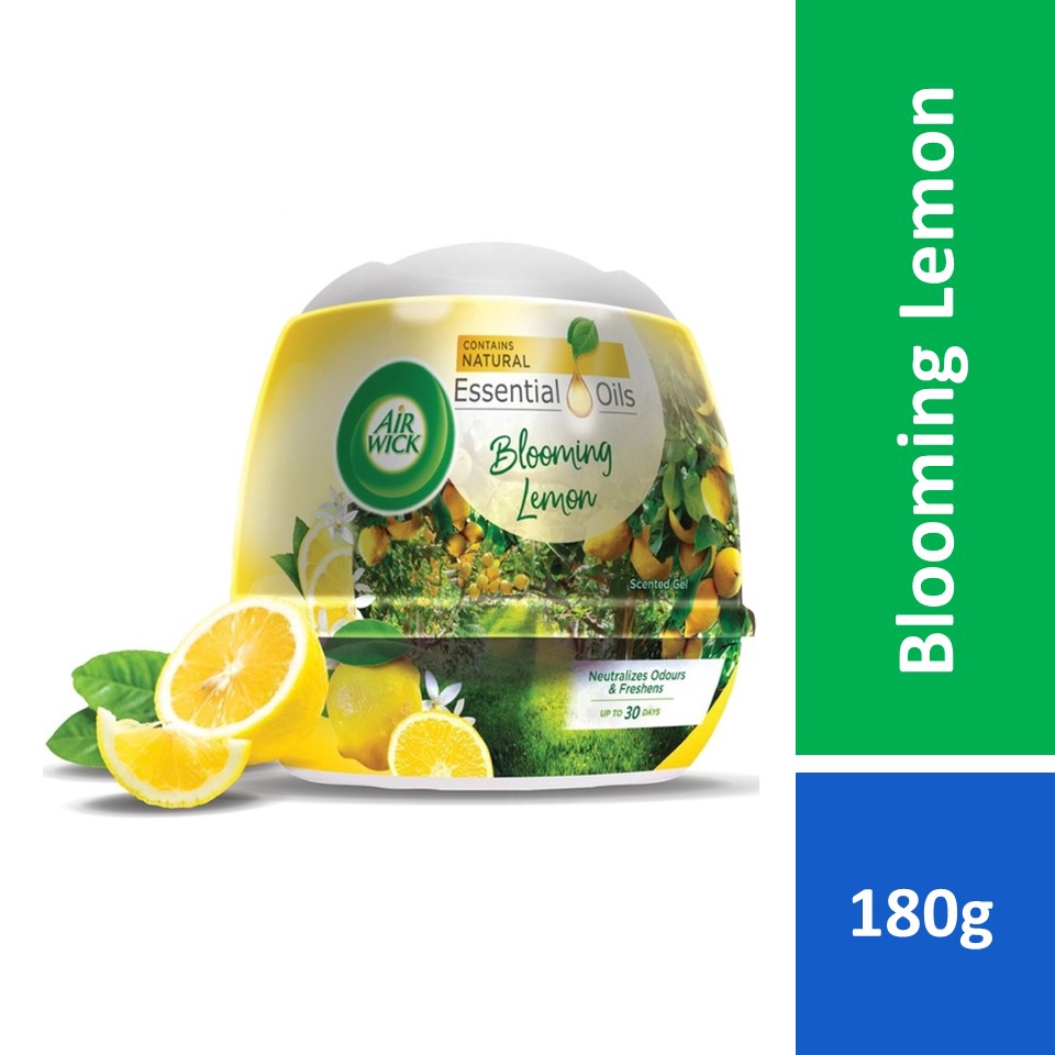Air Wick Air Freshener Gel Cone Blooming Lemon 180g Shopee Malaysia