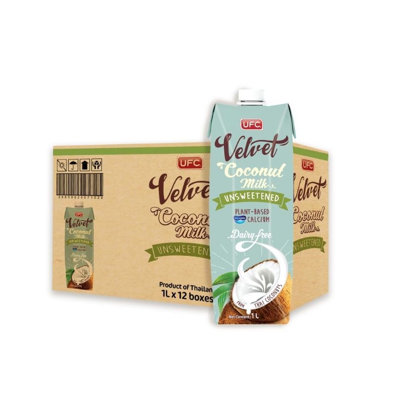 Ufc Velvet Coconut Milk Unsweetened 12 x 1Liter Shopee Malaysia