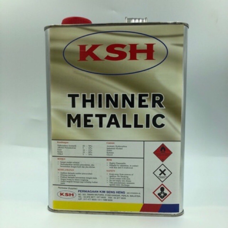 Thinner Metalic / Tiner Metalik high quality +/ 10kg Shopee Malaysia
