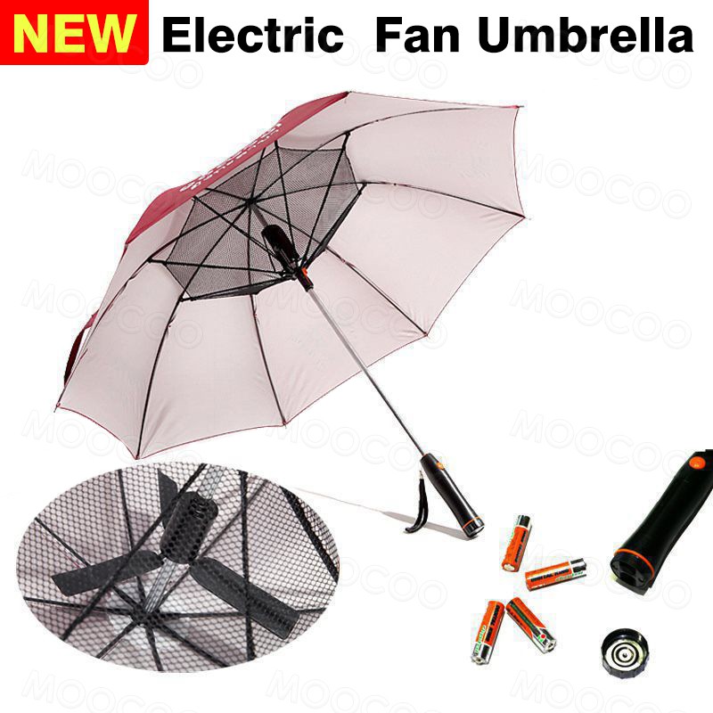 New Fan Umbrella Electric Ultraviolet Sun Umbrella Creative Umbrella