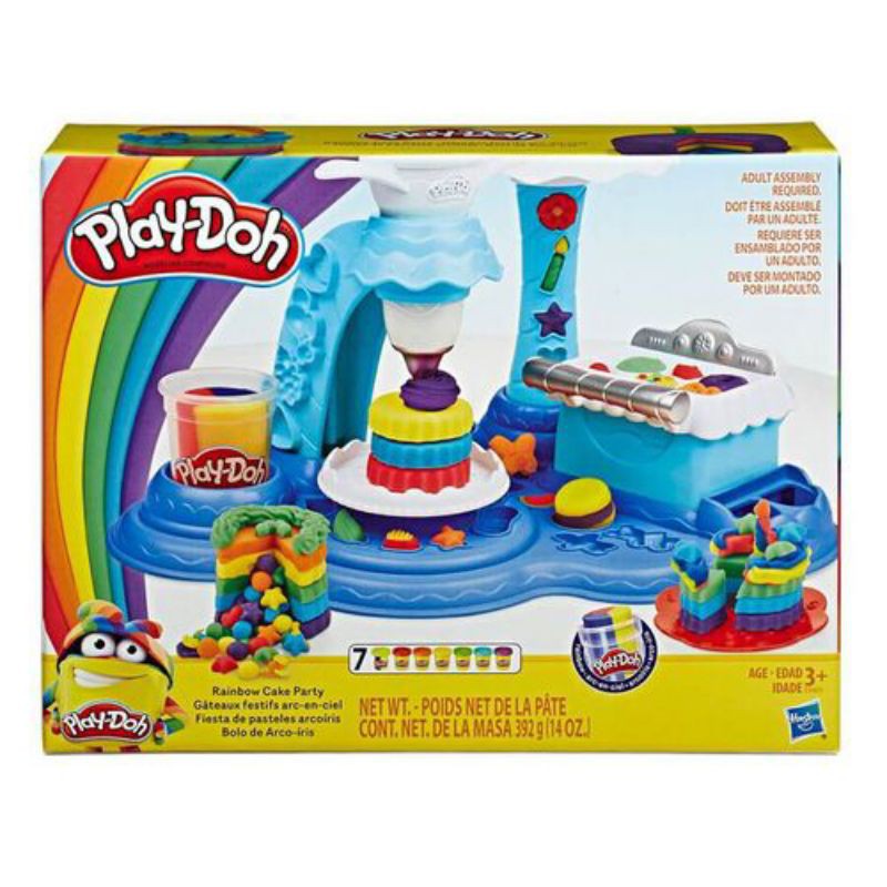Hasbro ORI Kitchen Creations Rainbow Cake Party PlayDoh