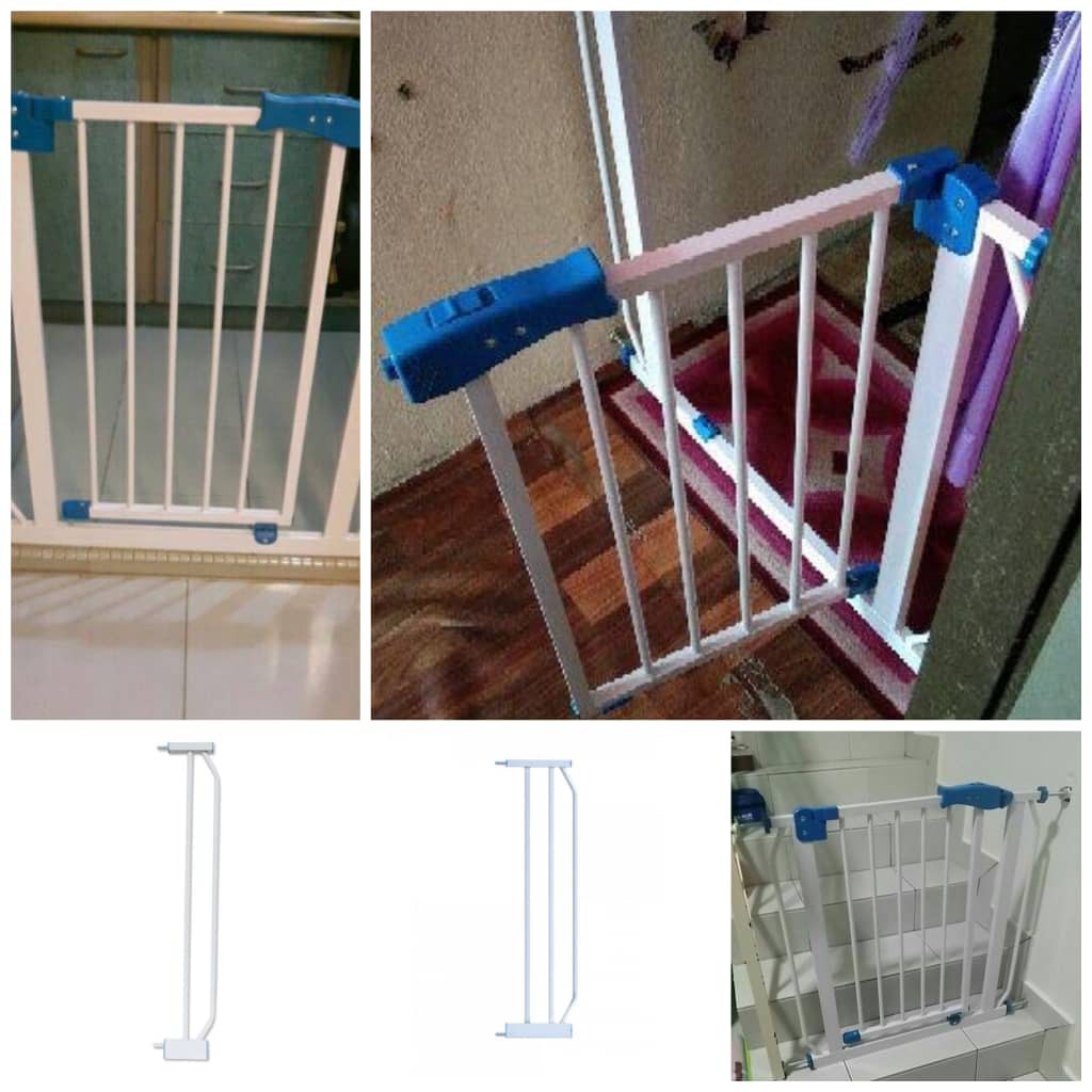 Baby NonAuto Lock Safety Gate Pet Gate Stairs Door 7581cm Shopee