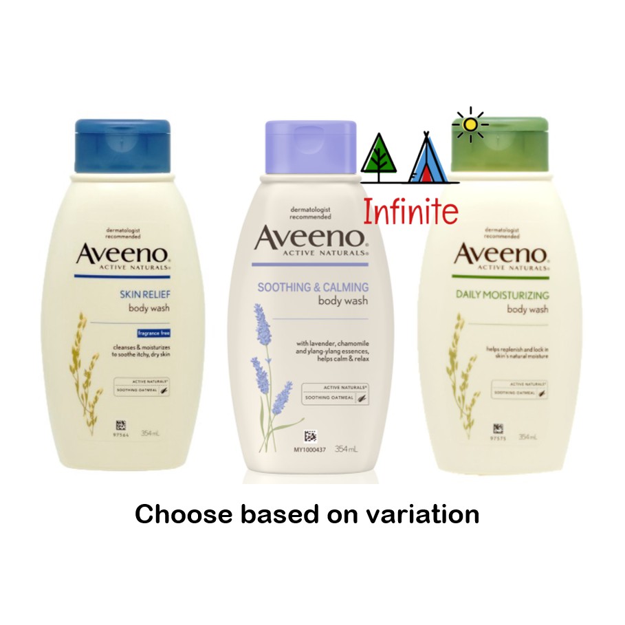 Aveeno Body Wash 354ml (Skin Relief / Soothing / Daily Moisturizing