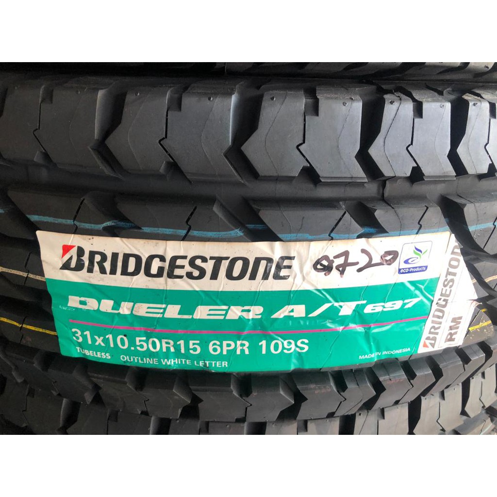 31X10.50R15 Bridgestone Dueler AT697 Tyre (FREE INSTALLATION) Shopee