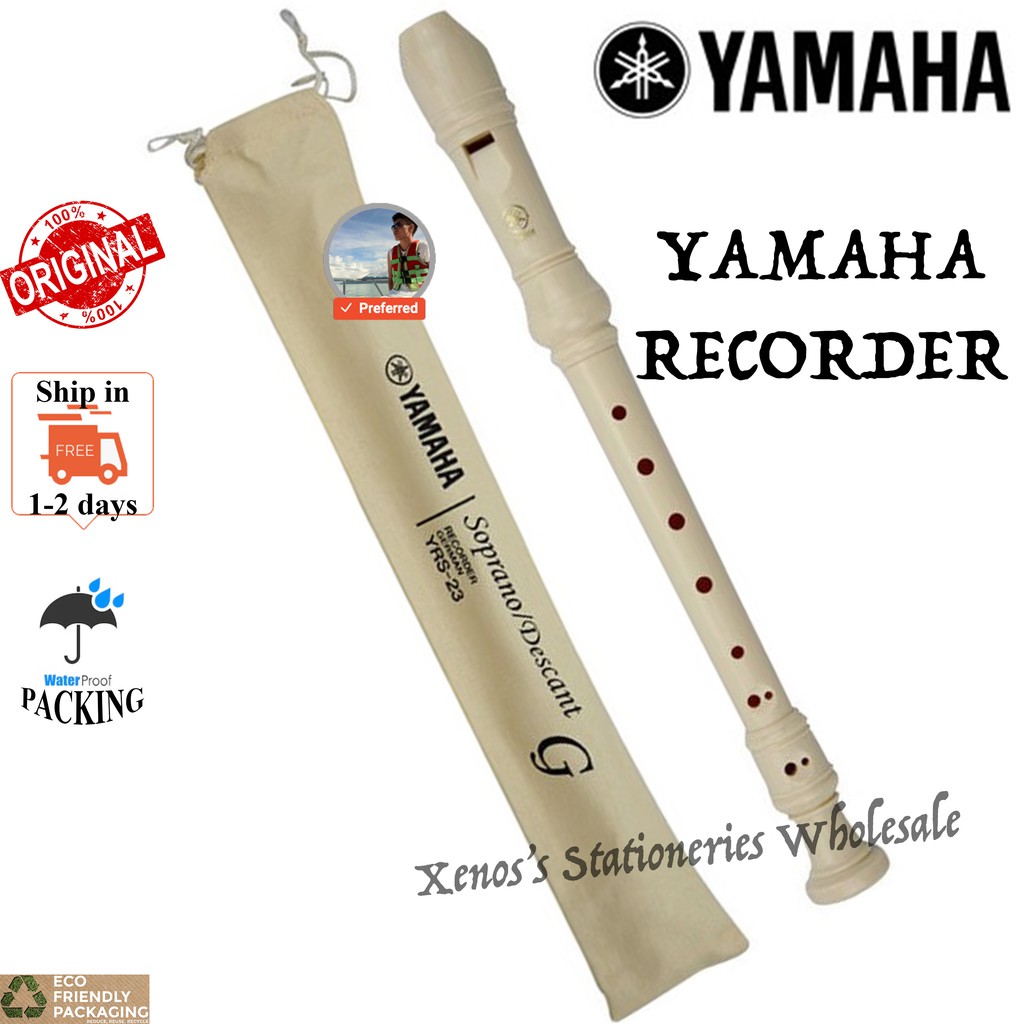 YAMAHA PLASTIC SOPRANO RECORDER YRS23/ YAMAHA SOPRANO/DESCANT RECORDER