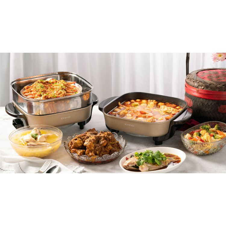KHIND Multifunction Electric Skillet 多功能电煮锅 4.9 Amway Shopee Malaysia