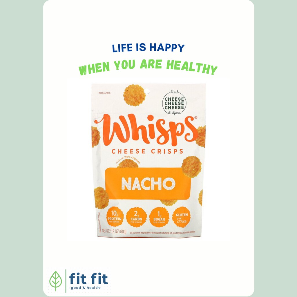 Whisps, Nacho Cheese Crisps, (60 g) Shopee Malaysia