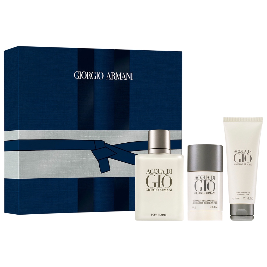 ORIGINAL Acqua Di Gio By Armani 100ml EDT Perfume Gift Set