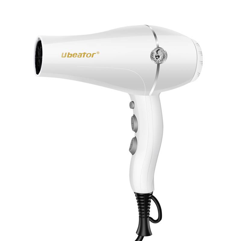 Ubeator Hair Dryer Professional Strong Power Hair Dryer White Black