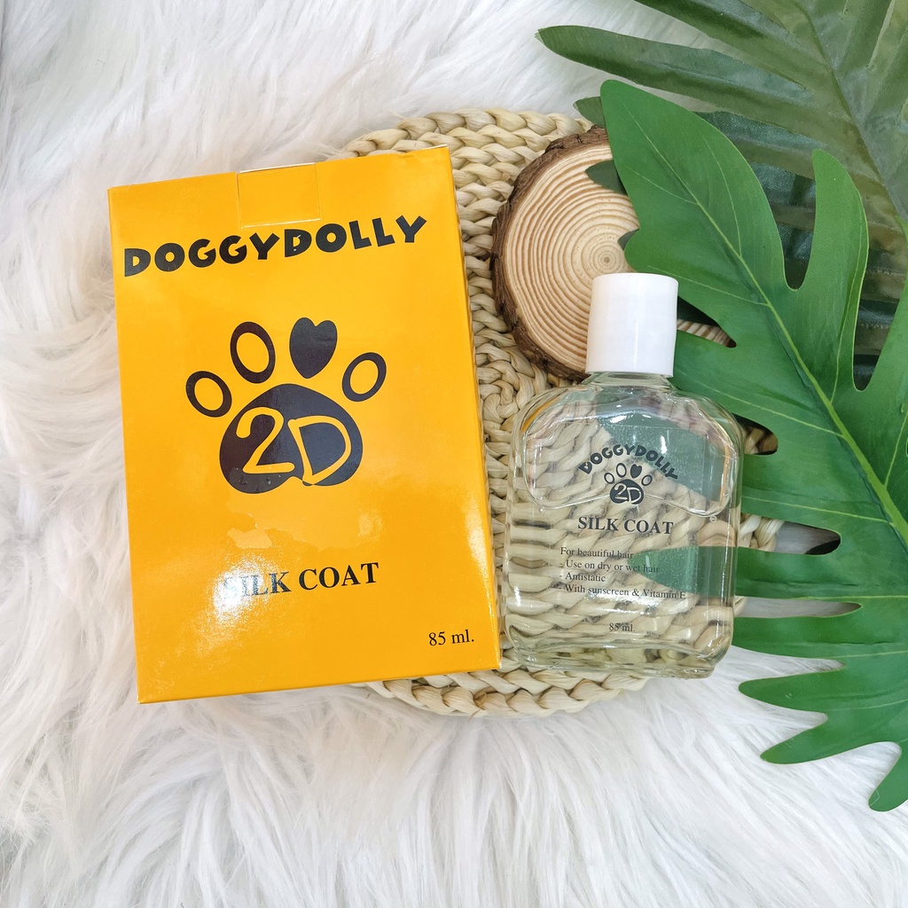 Silk coat hair conditioner for cats and dogs made in thailand