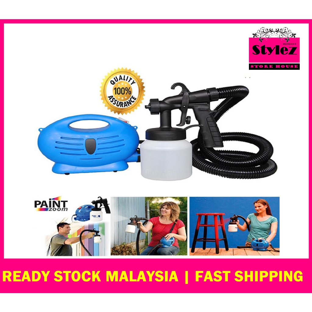 READY STOCK Electric Paint Sprayer with 3 Ways Zoom Paint Spraying