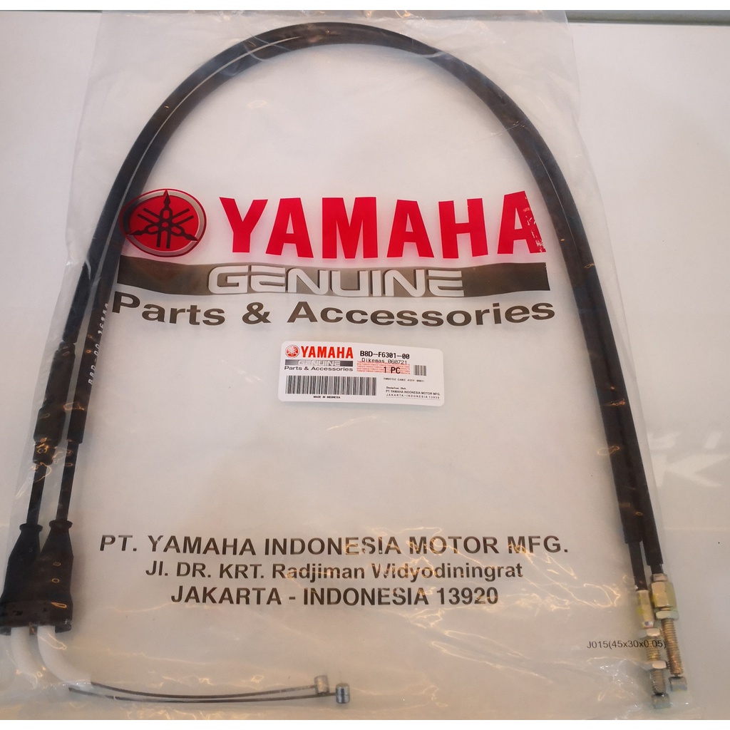 [100 Original] YAMAHA MT15 MT15 THROTTLE WIRE ASSY B8DF630100