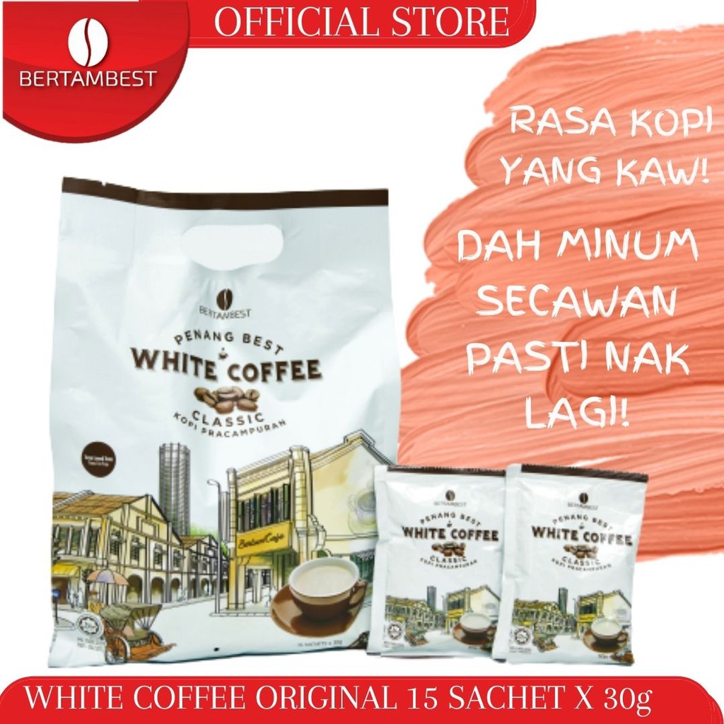 Penang Best Classic White Coffee Original (30gx15s) Shopee Malaysia