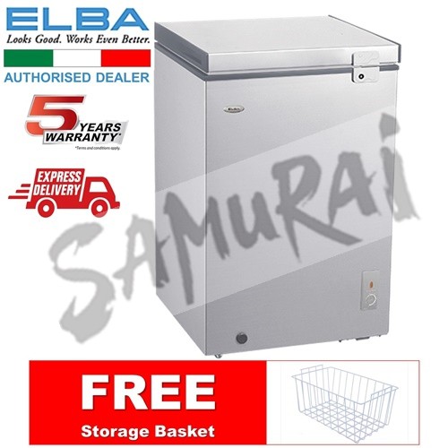 ELBA CHEST FREEZER 100L EFE1310GR Shopee Malaysia