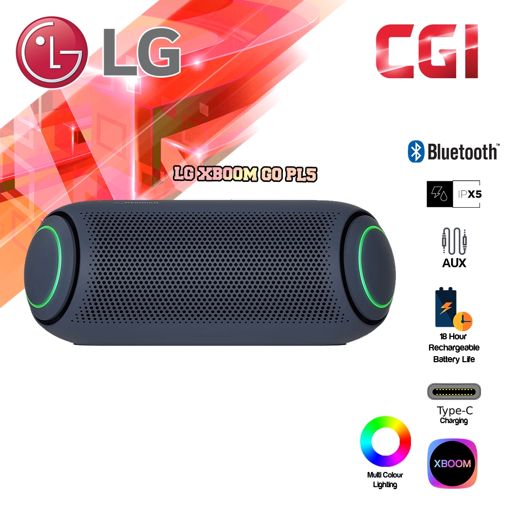 LG XBOOM GO PL5 PORTABLE BLUETOOTH SPEAKER WITH MERIDIAN AUDIO