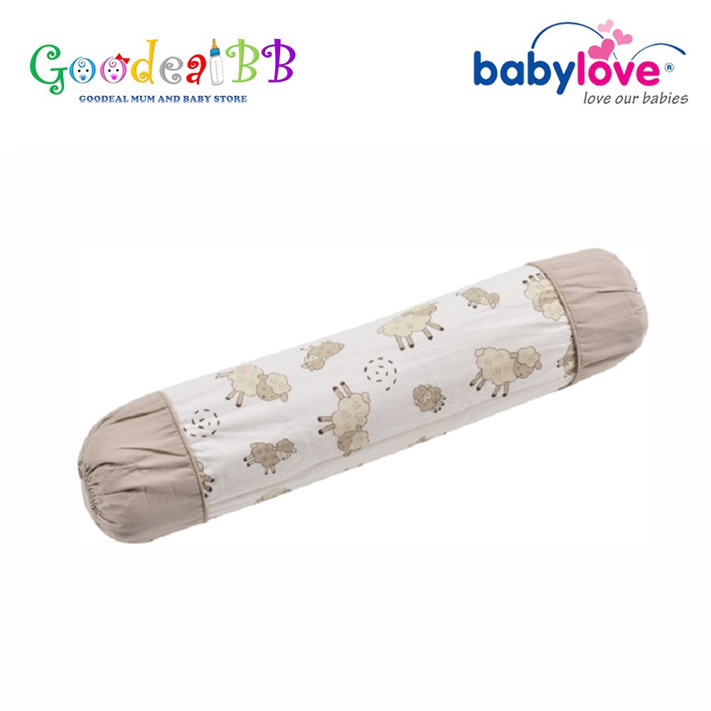 Babylove Premium Cotton 4957 Baby Bolster with Case (L Size) 7" x 21
