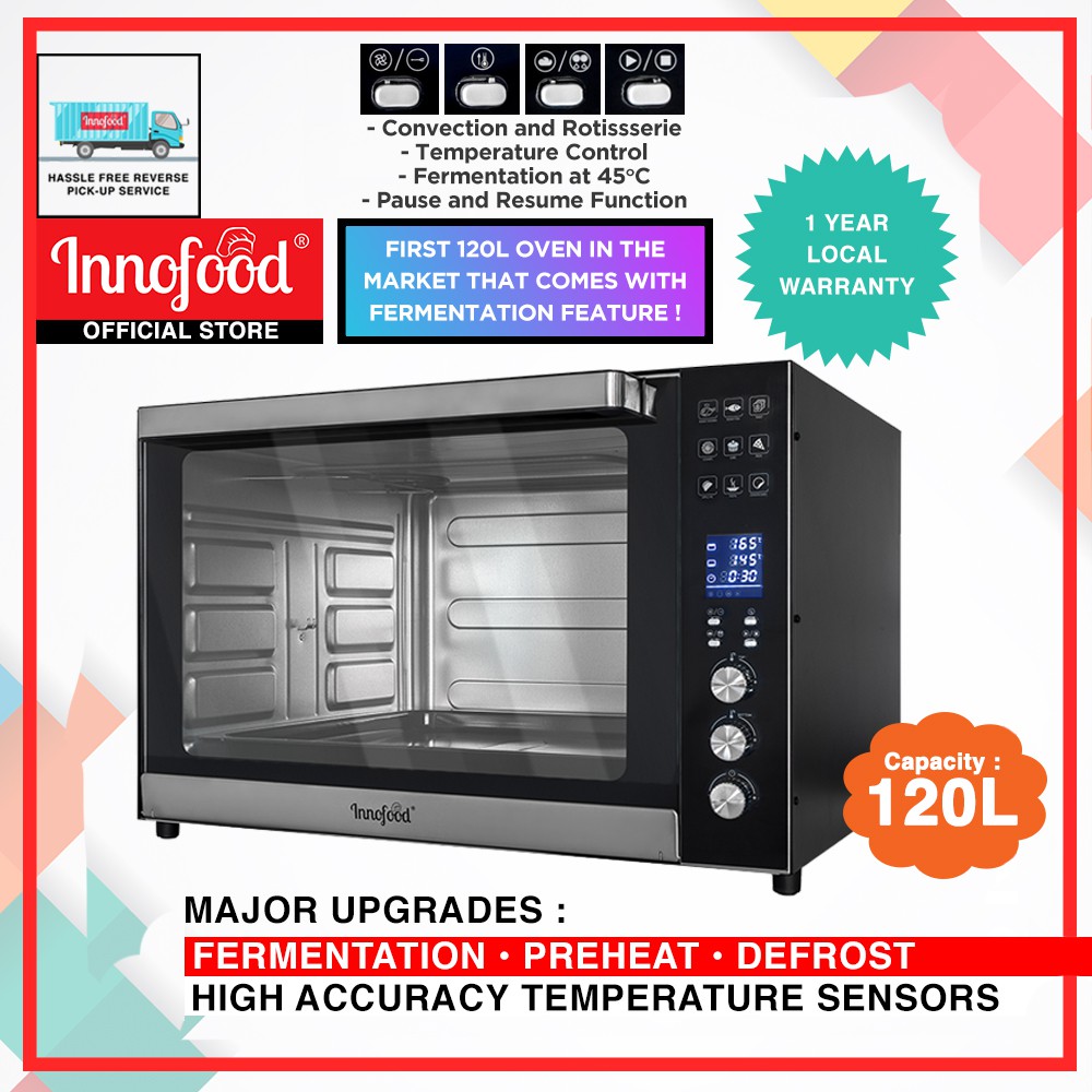 (OFFICIAL STORE) READY STOCK Innofood CL120B (120L) Digital Electric