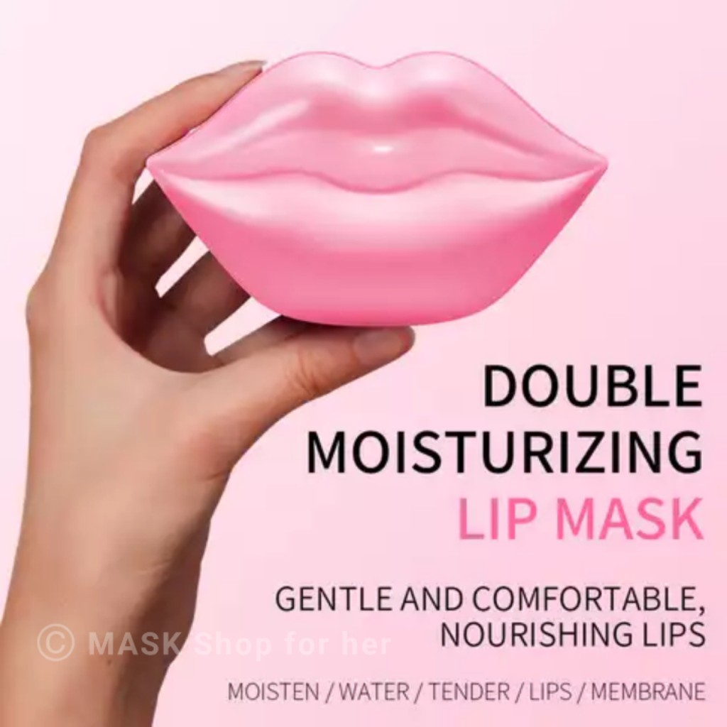 Collagen Lip Mask BAURSDE Moisturizing Shining Pink Lips 20pcs Shopee