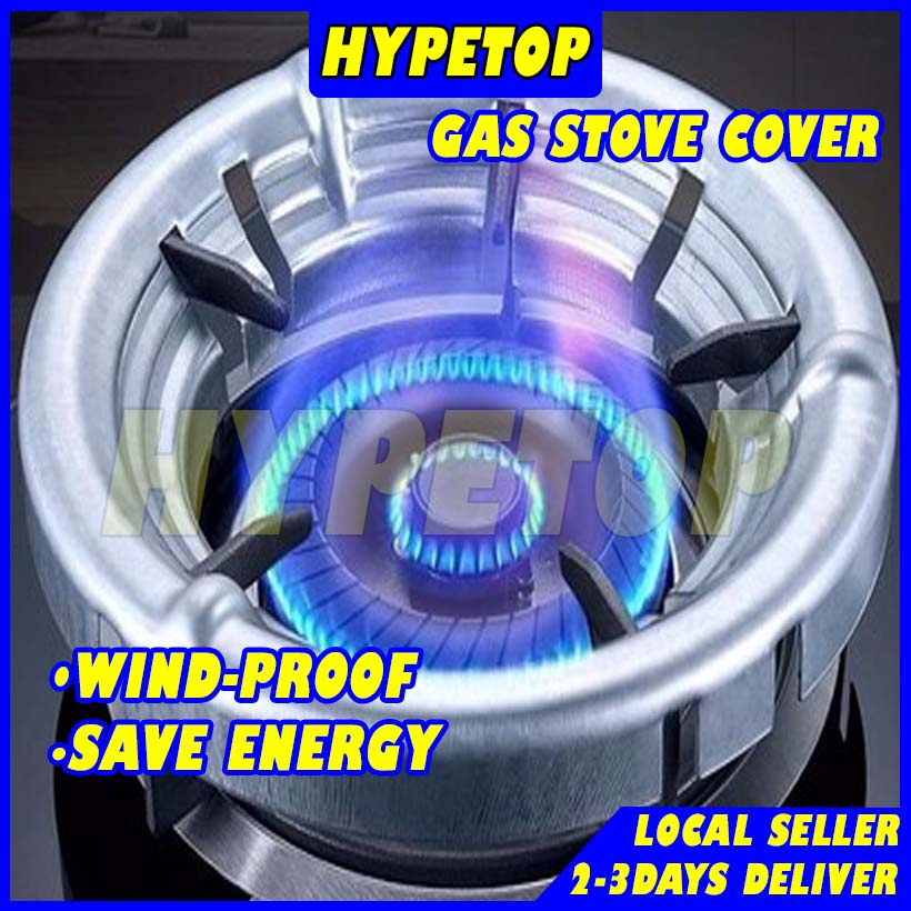 Pelapik belanga Windproof gas stove Stainless iron fire wind proof Gas