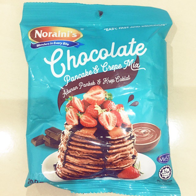 TEPUNG PANCAKE VANILLA 200g MUDAH DAN SENANG DISEDIAKAN NORAINIS