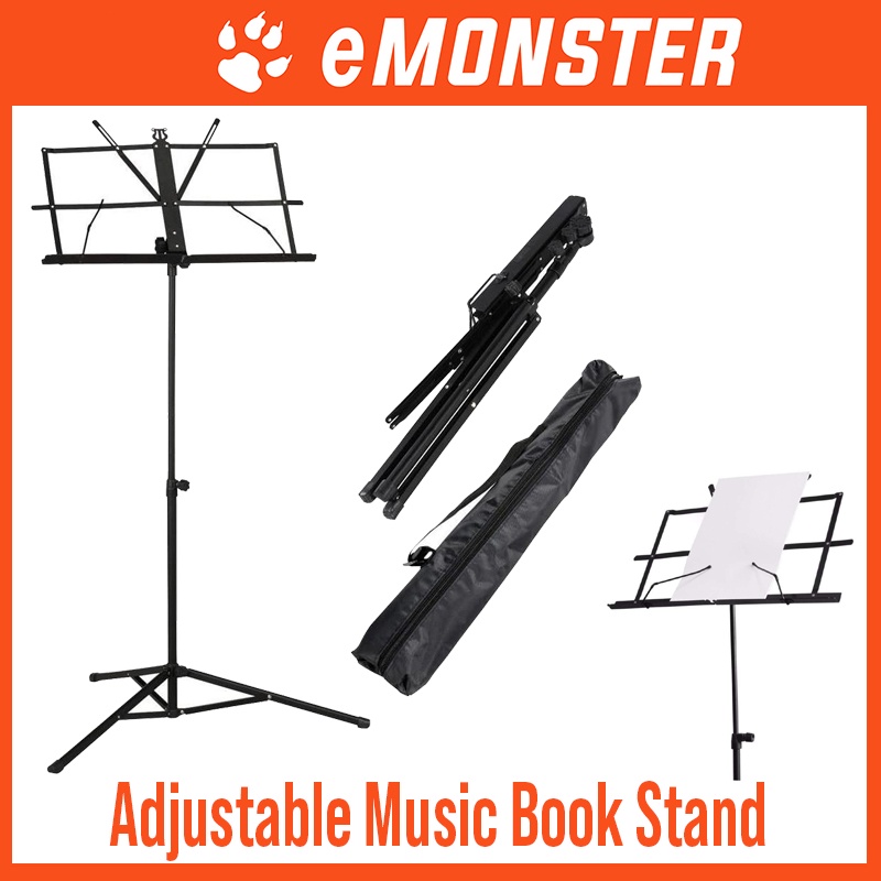 Foldable and Portable Adjustable Music Book Stand for Quran Violin
