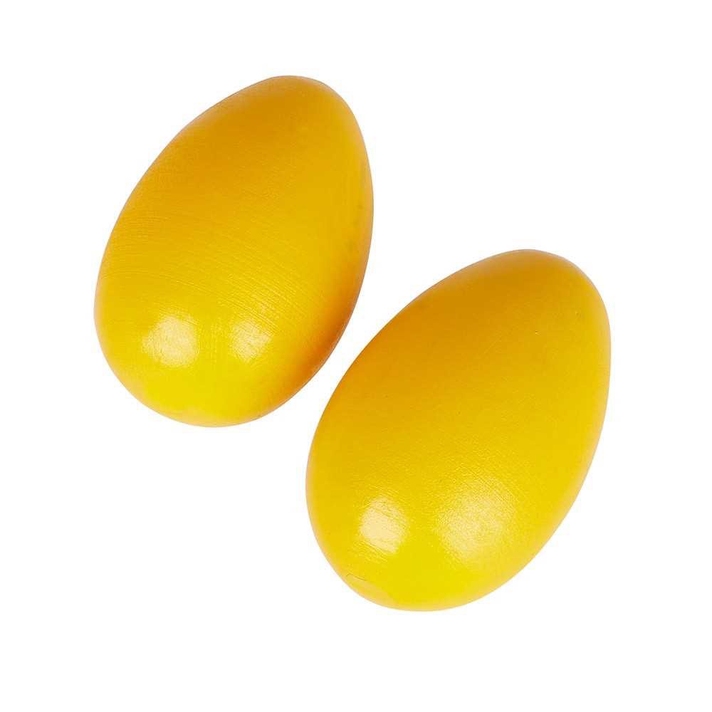 Wooden Maracas Egg Shakers Musical Percussion Instrument Eggs 2pcs