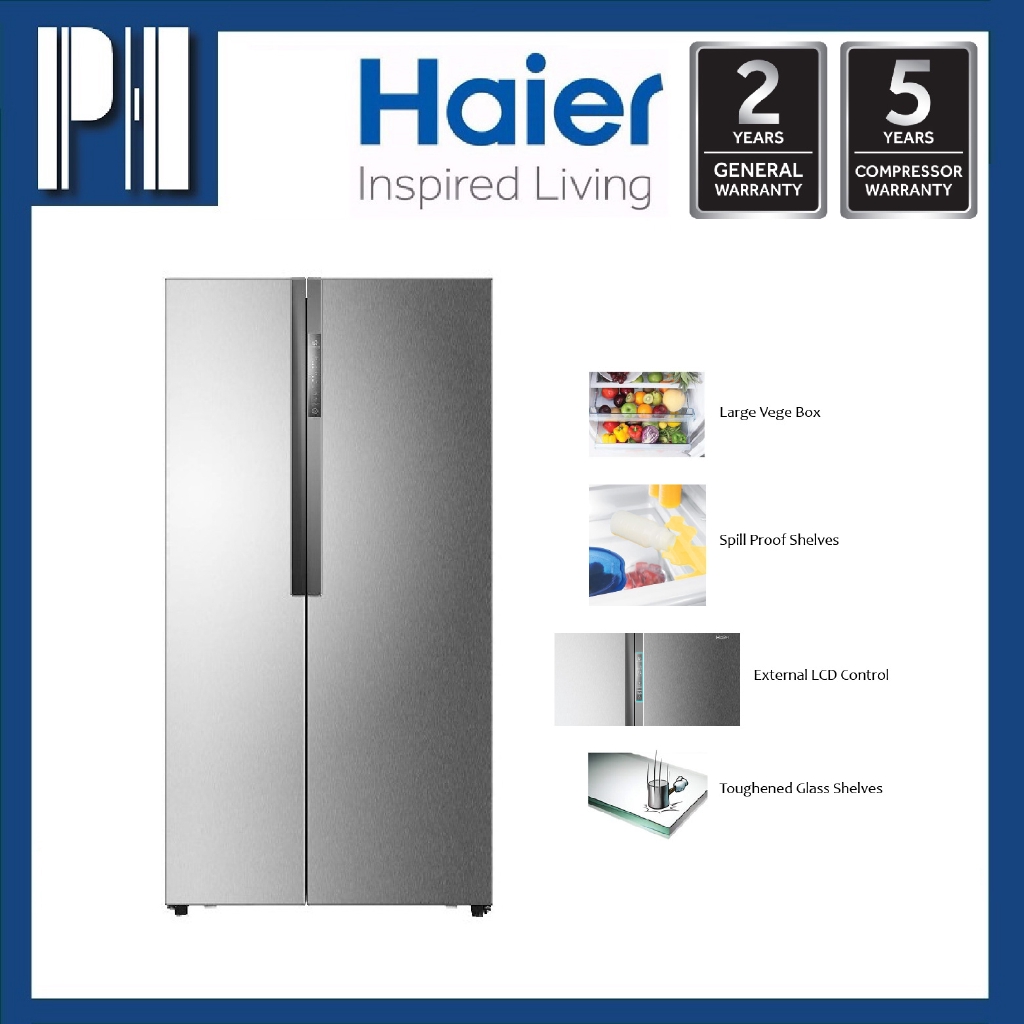 Haier HRF521DM6 550L NonInverter Sidebyside Fridge/Refrigerator Shopee Malaysia