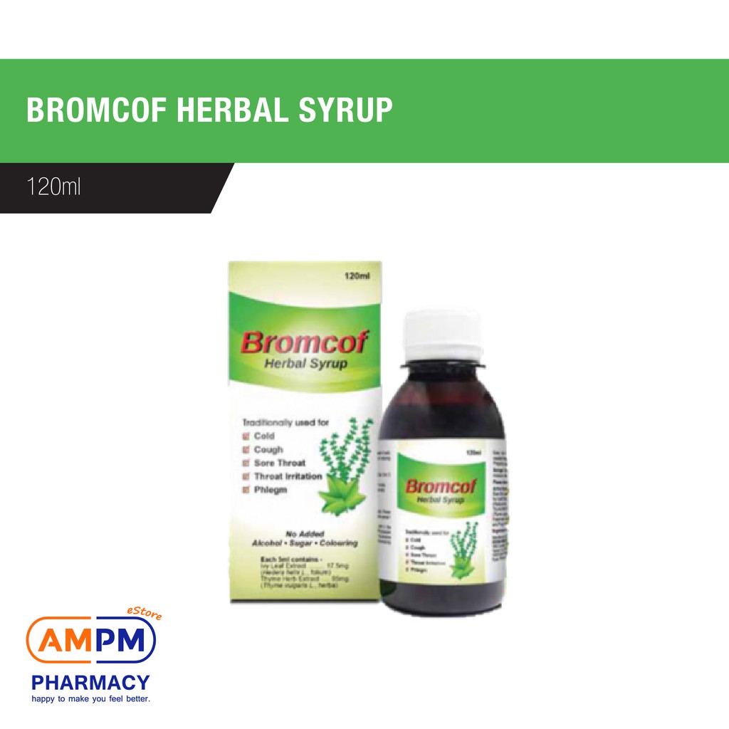 BROMCOF HERBAL SYRUP 120ml Shopee Malaysia