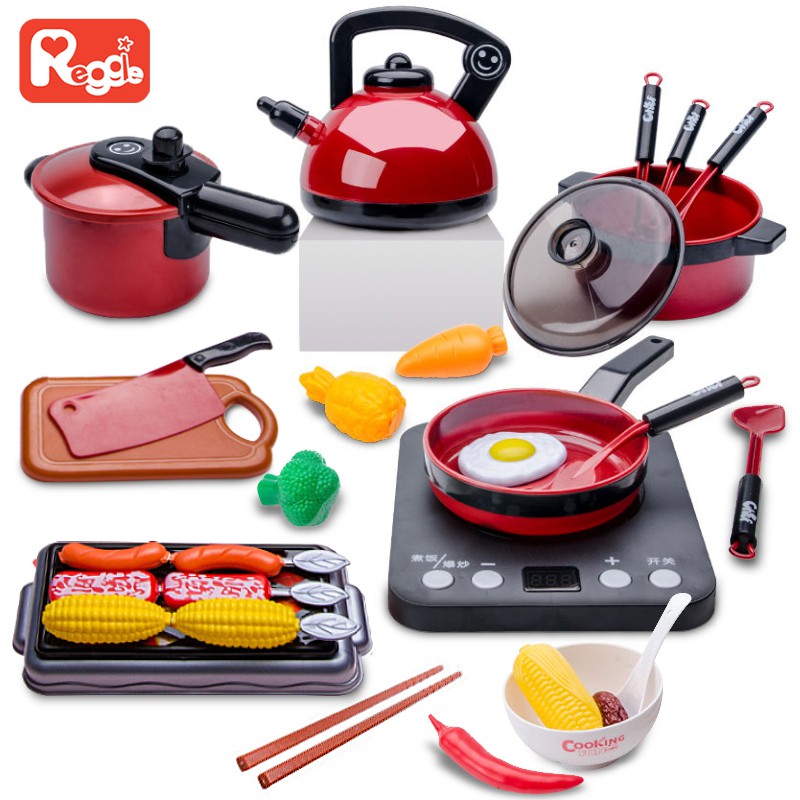 Kitchen Toy set Mini little Chef Cooking Toy for girl boy Kids play