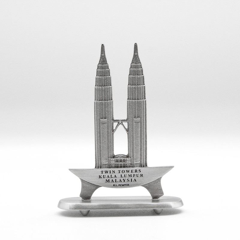 KL Pewter [374] Twin Towers (S) Twin Towers Figurine Shopee Malaysia