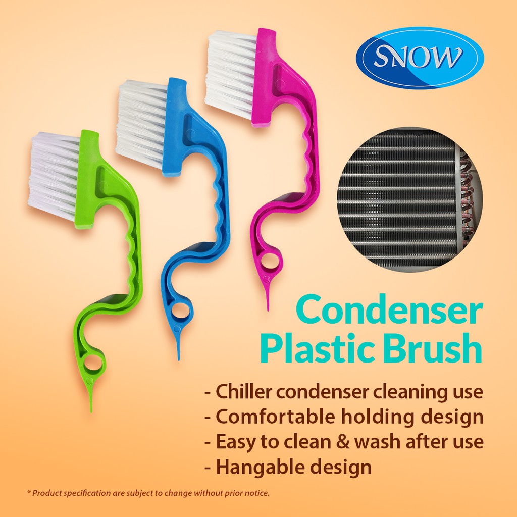 CONDENSER PLASTIC BRUSH CHILLER CONDENSER CLEANING USE (RANDOM COLOR