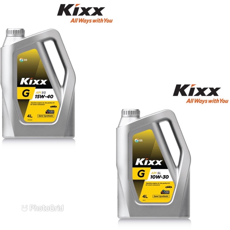 Engine Oil KIXX Semi Synthetic 15W40 10W30 Shopee Malaysia