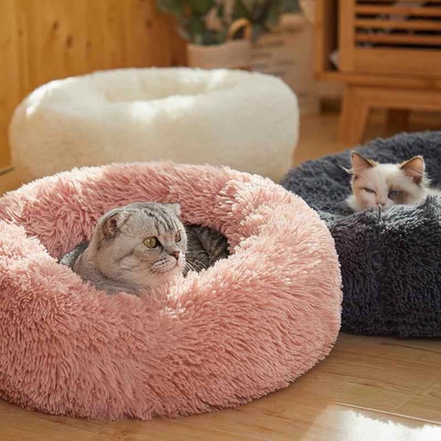 Cat Fur Bed Washable 60cm Size L Shopee Malaysia
