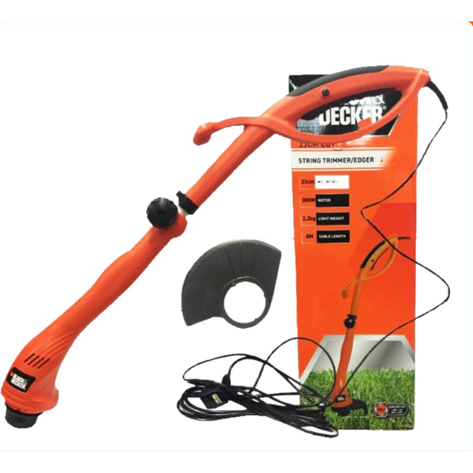Mesin Potong Rumput Elektrik BLACK & DECKER GL300 Grass Trimmer Mesin Rumput 300W FOC Trimmer