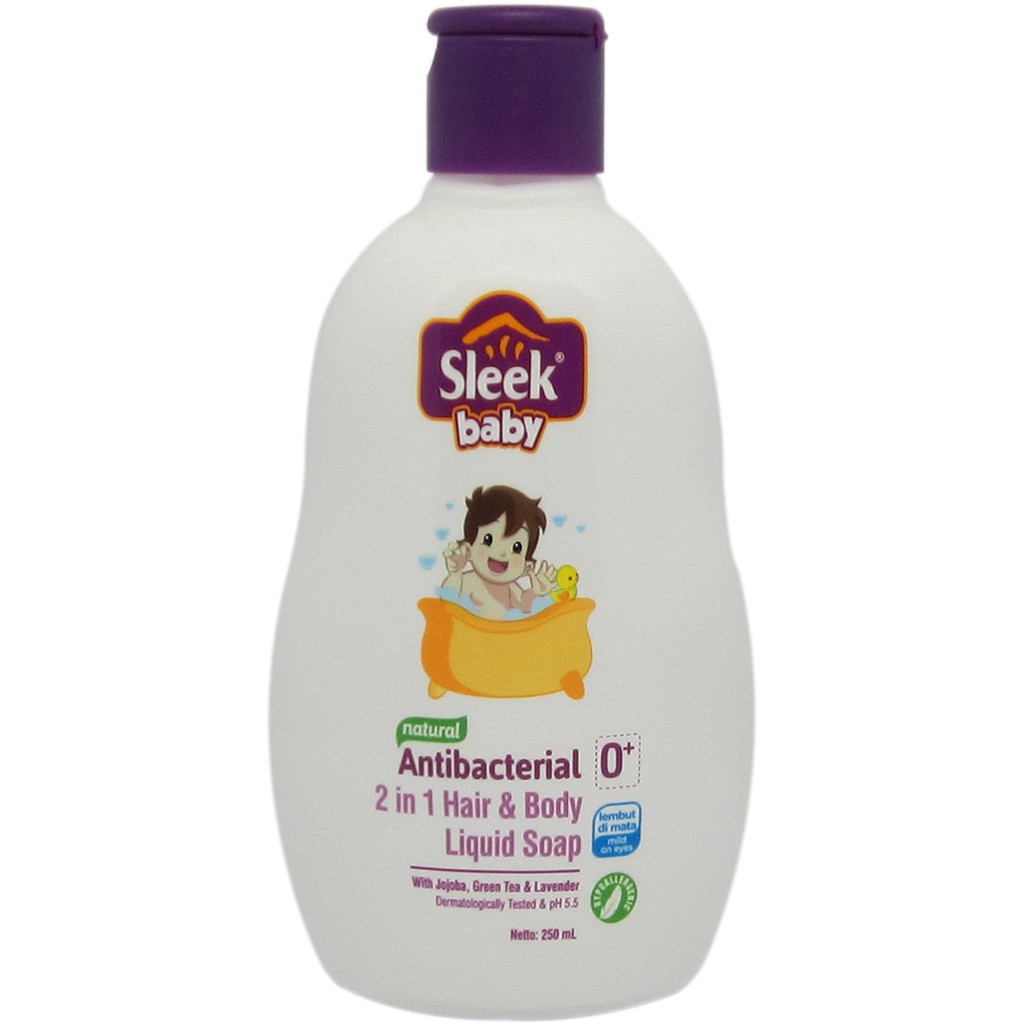 Sleek Baby Antibacterial 2in1 Liquid Soap 250ml Shopee Malaysia