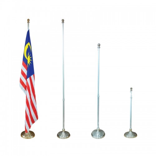 Aluminium Indoor Flag Pole Stand Adjustable 2.8 Meter (AP) F095