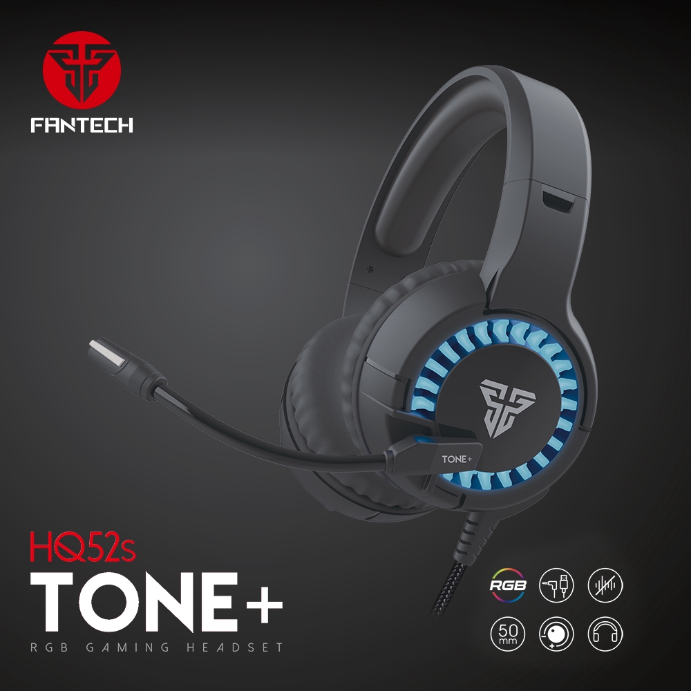 FANTECH HQ52s TONE+ RGB GAMING HEADSET Shopee Malaysia