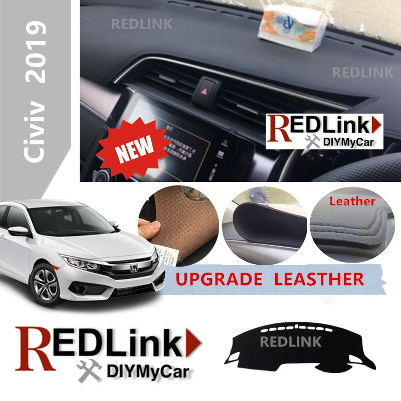 Honda Civic 2019 Dashboard Mat Cover Leather Shopee Malaysia