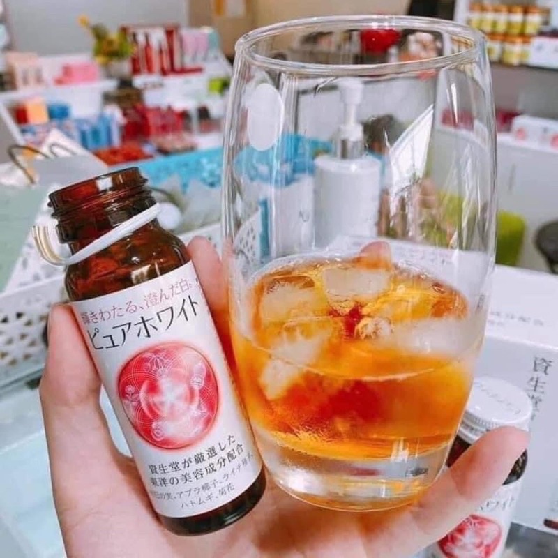 [Huge] Shiseido Pure White Collagen Drink 1 Box Of 10 Bottles