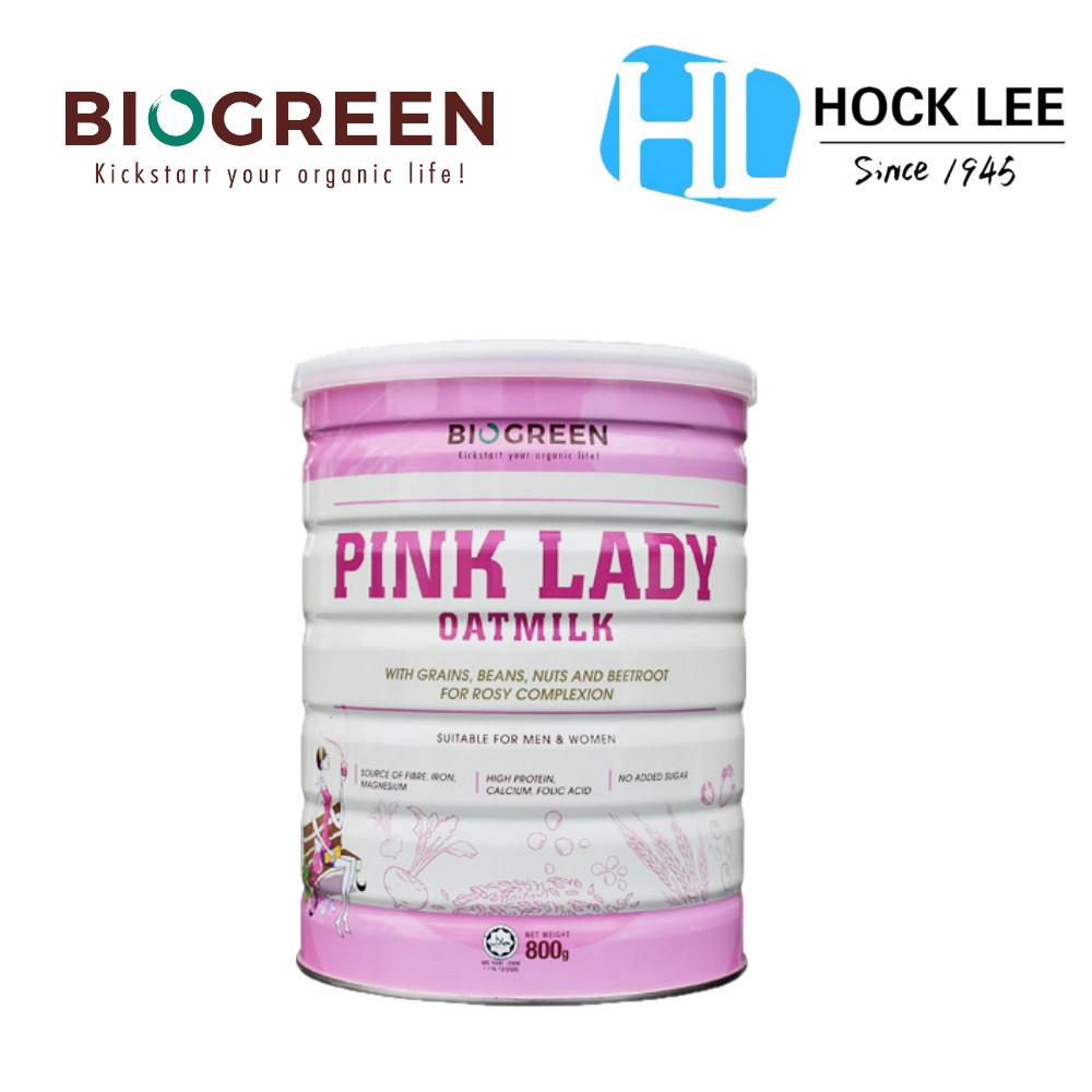 Biogreen PINK LADY OAT MILK 800G Shopee Malaysia