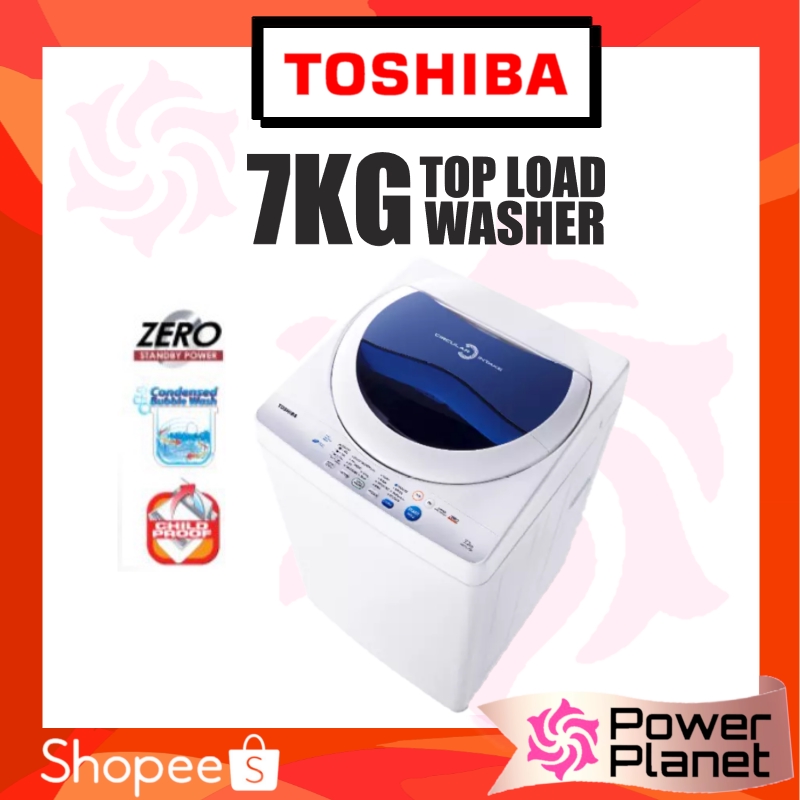 Toshiba Washing Machine AWF820SM 7.2KG Top Load Washer AWF820SM