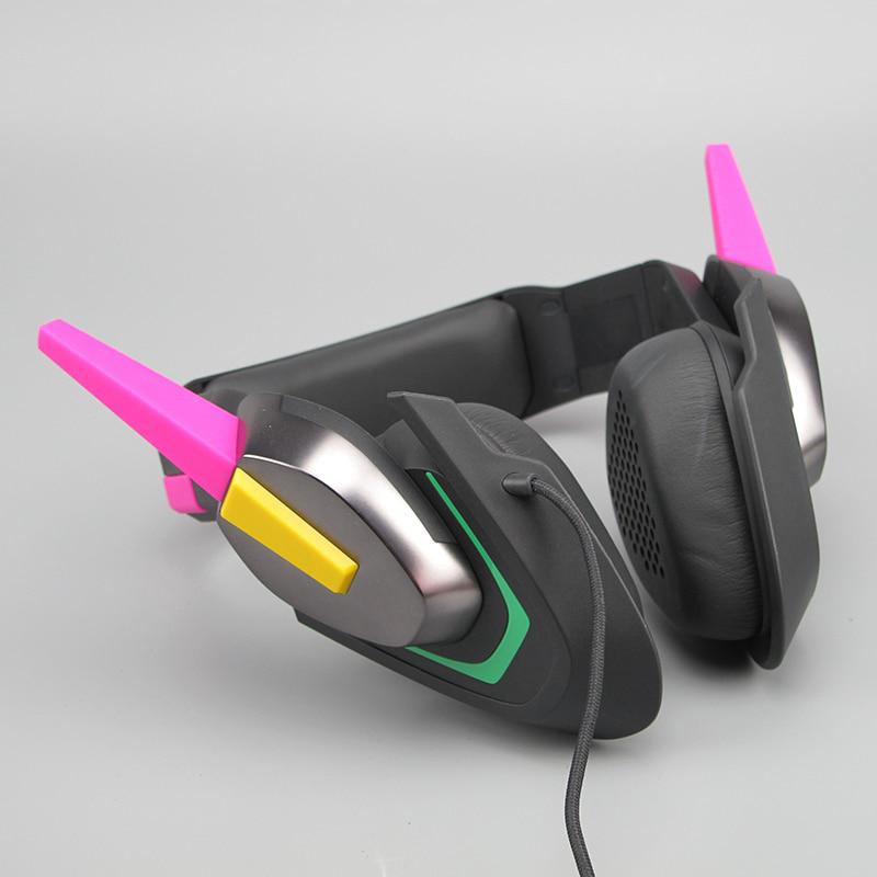 LED D.Va MEKA Analog Gaming Headset Watch Over Dva