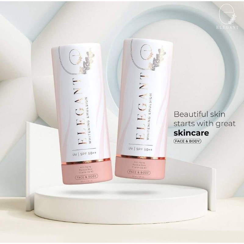 Elegant whitening Emulsion sunscreen(EWE) Shopee Malaysia